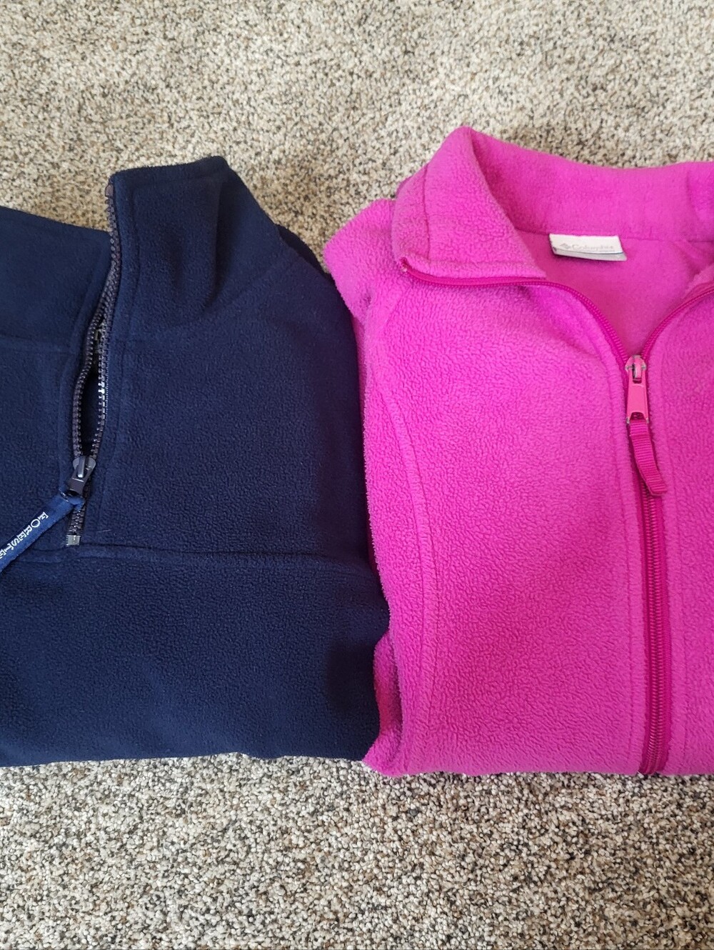 Columbia Womens Fleece Zip Up & Forester Sweater Bundle Sz Small